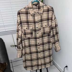 Forever 21 Oversized Flannel Shirt